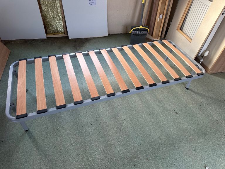 2 single bed frames and a double pull out with mattress 