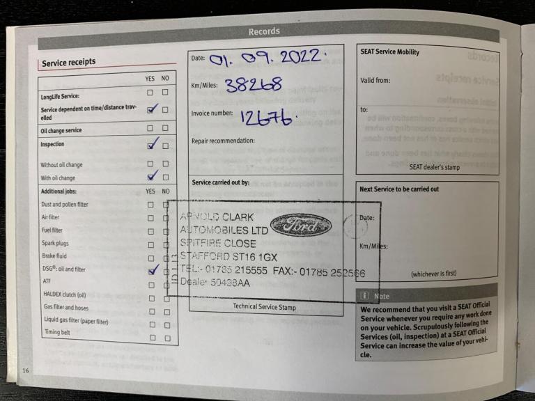 2018 SEAT Ibiza 1.5 TSI Evo 150 FR 5dr HATCHBACK PETROL Manual