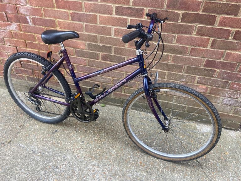 Bike Vintage Ladies 1995 Raleigh Enigma 10 Speed Mountain Bicycle ( made in England)