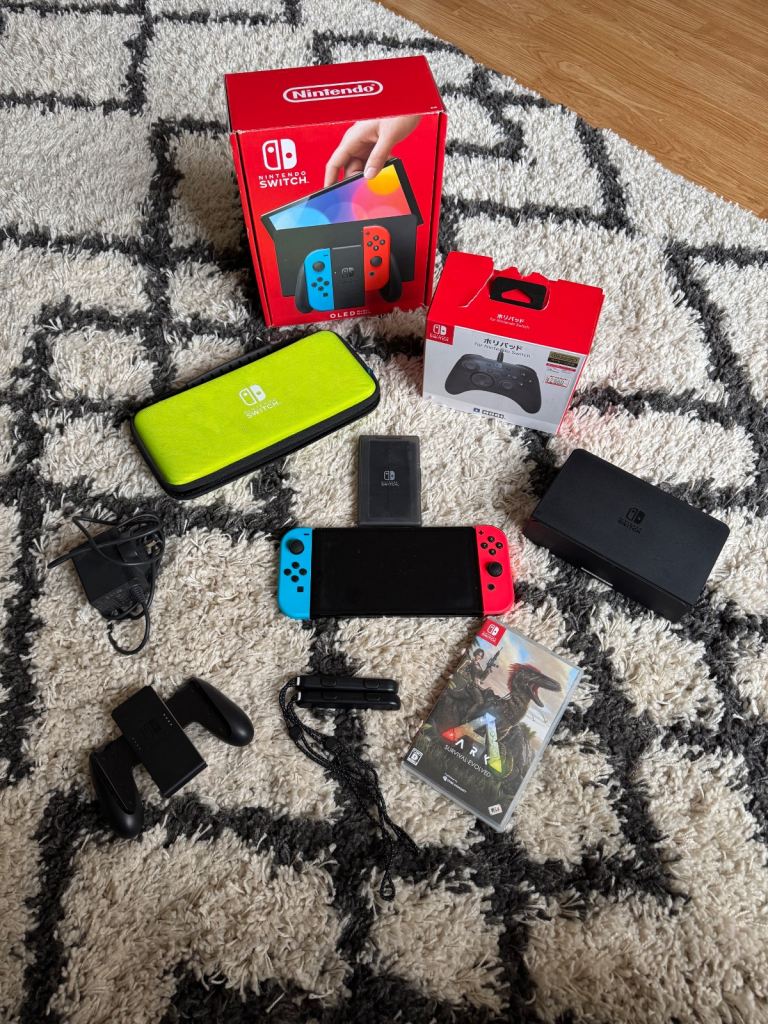 NINTENDO SWITCH OLED BARELY USED BOXED