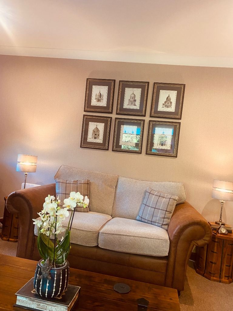 2No. Large 2 seater sofas. 