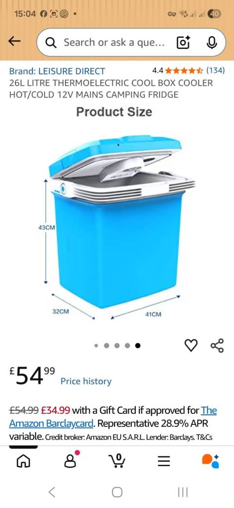 Electric cool / hot box