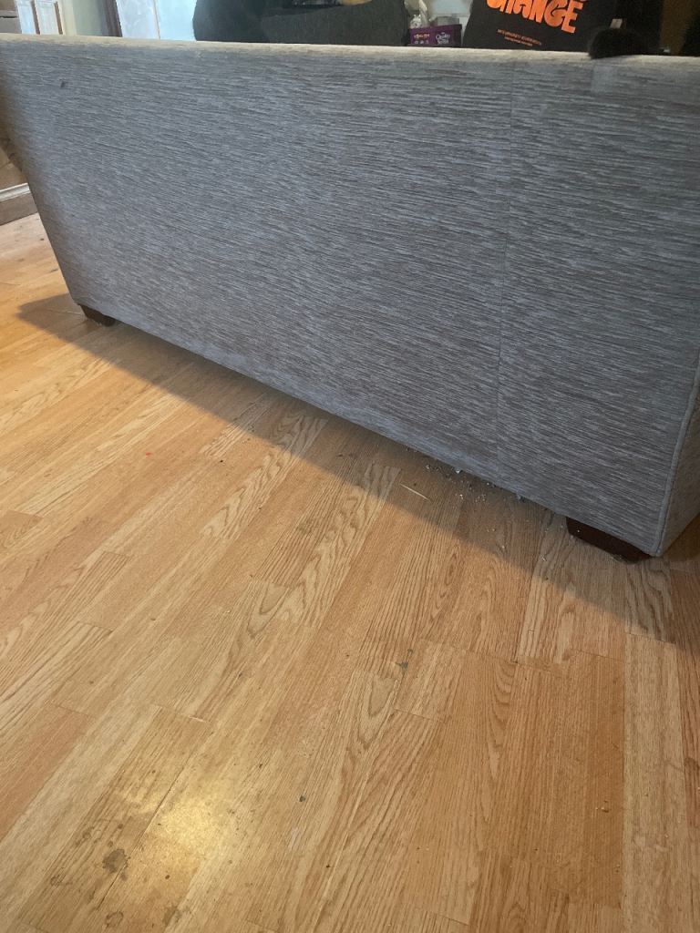 Grey Fabric Sofa – Good Condition