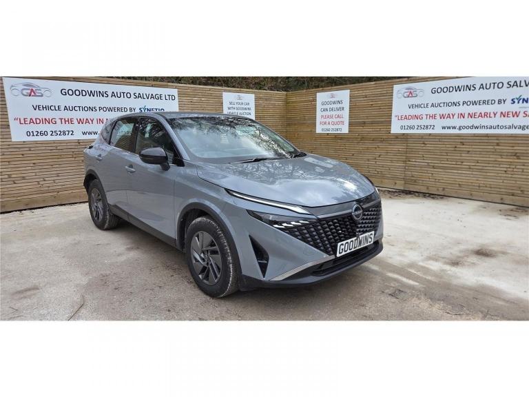 2025 75 NISSAN QASHQAI DIG-T ACENTA PREMIUM ACCIDENT DAMAGED REPAIRABLE SALVAGE