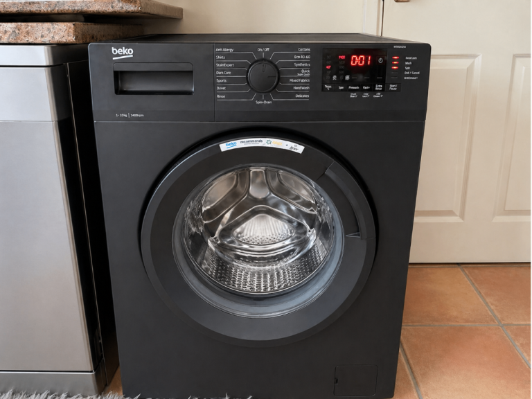 Beko WTK104121A 10kg Washing Machine – 1400rpm – Black/Grey