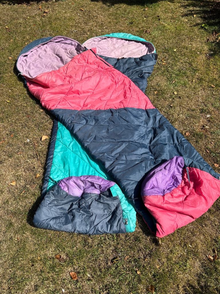 Multicoloured Sleeping Bag – Good Condition