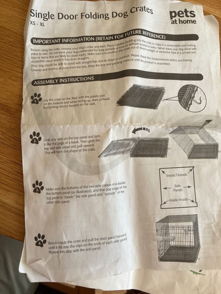 Dog crate 