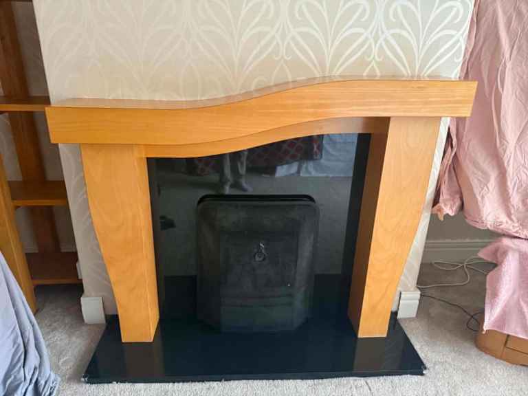 Wooden Fireplace Surround Good Condition
