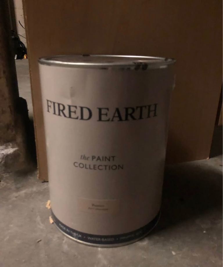 Fired Earth 5 litres interior wall paint - Pumice 