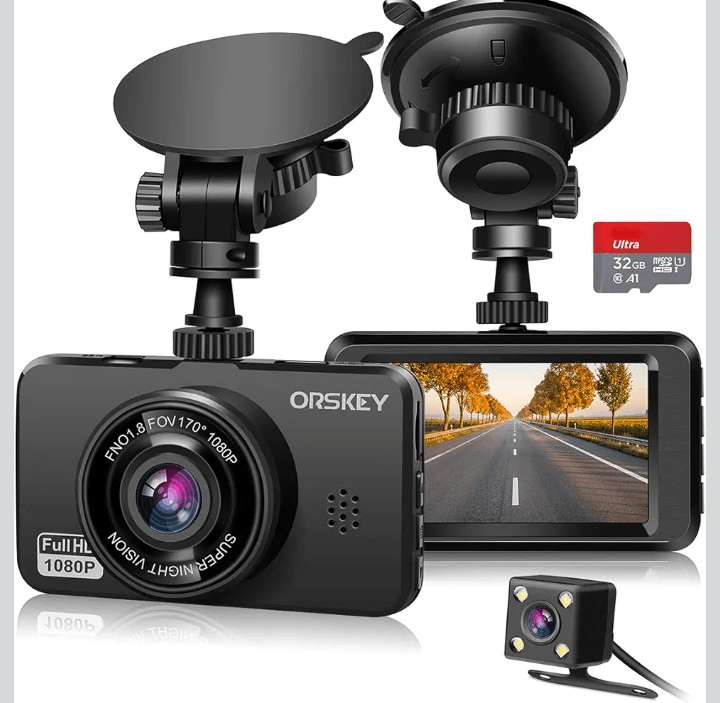 Dash Cam for Cars Front and Rear