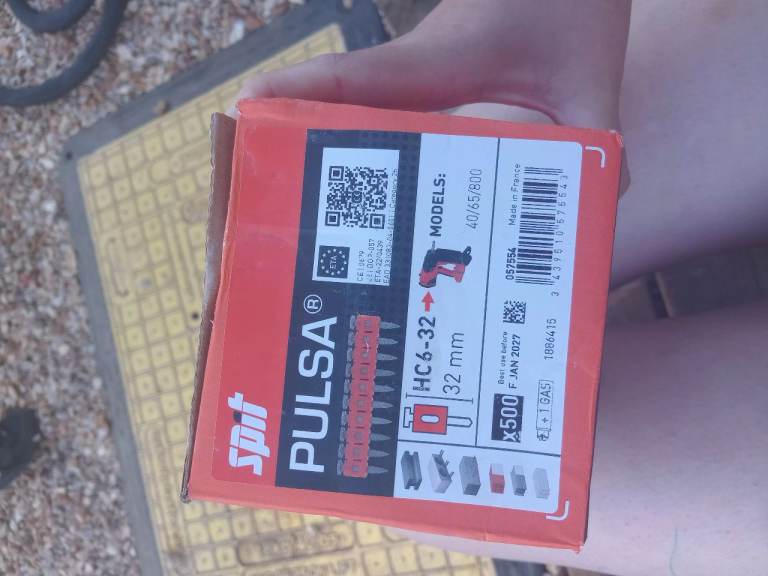 Spit Pulsa HC6-32 32mm Nails (x500) New Box