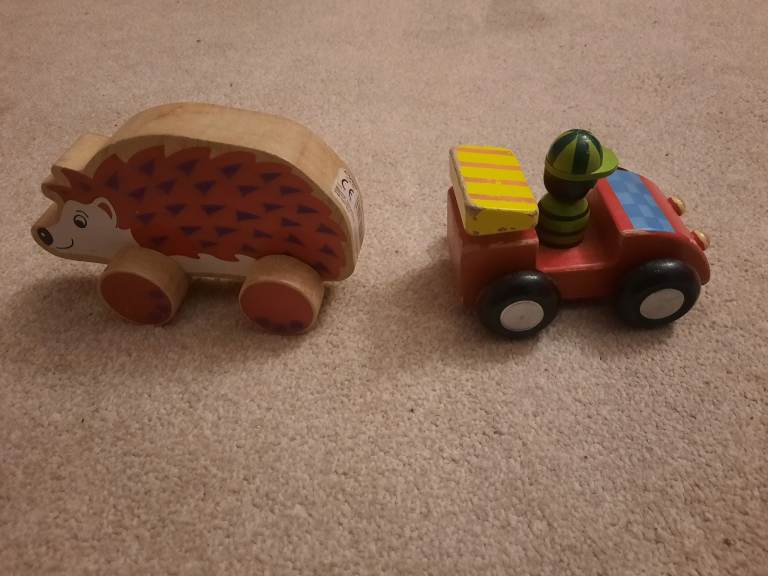 Wooden toy car