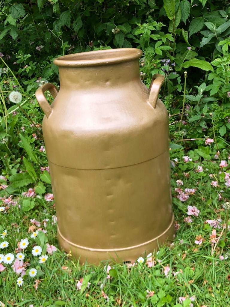 Small antique milk churn