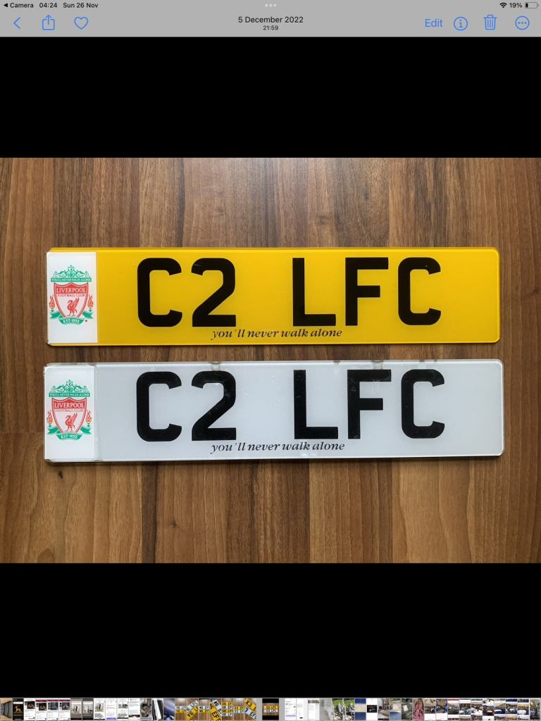 LFC NUMBER PLATES