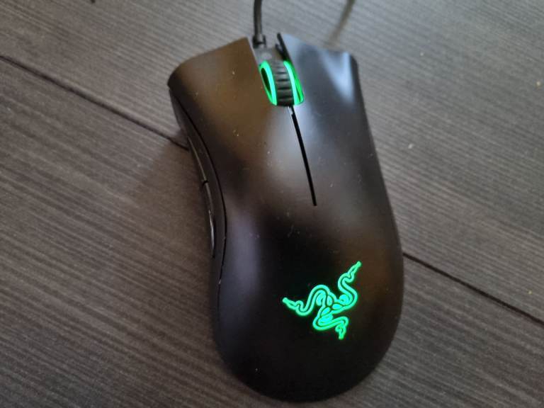 Mouse RAZER DeathAdder Essential Wired Customisable Black for Gaming pc desktop computer console 