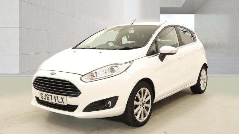 FORD FIESTA 1.0 T EcoBoost Titanium White 5dr 1 KEEPER+8 STAMPS 2017