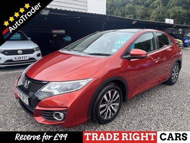 2016 Honda Civic 1.6 i-DTEC SR Hatchback 5dr Diesel Manual Euro 5 (s/s) (120 ps) Hatchback Diesel...