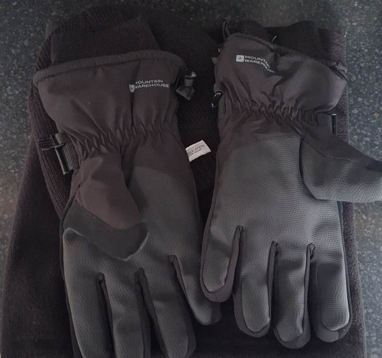 Mens thermal snood,hat,gloves