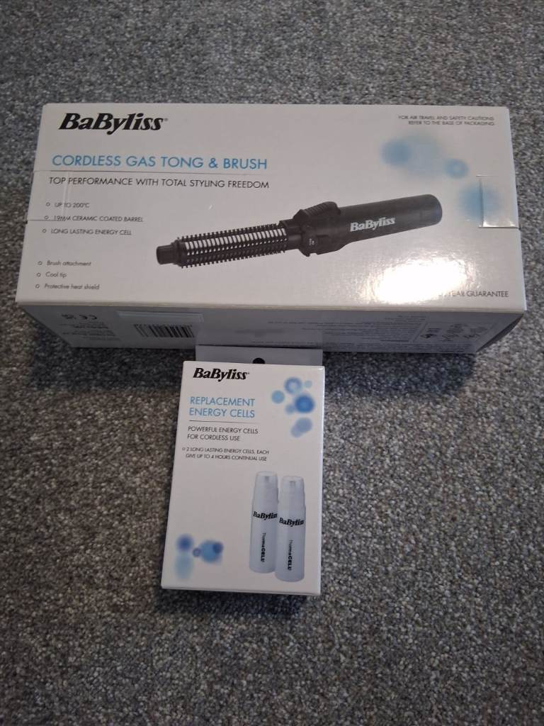 Cordless tongs and Brush by BaByliss