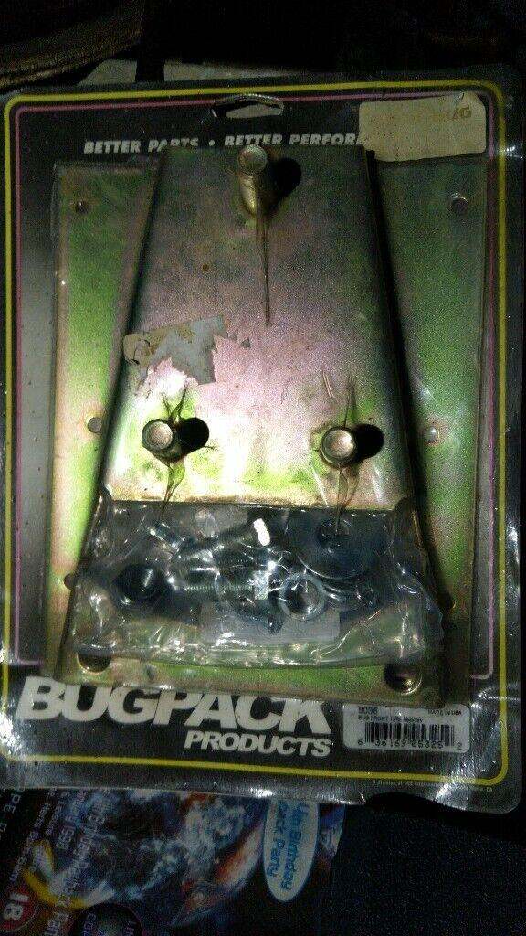bugpack front tyre mount carrier vw splitty campervan pick up van samba dub new free post
