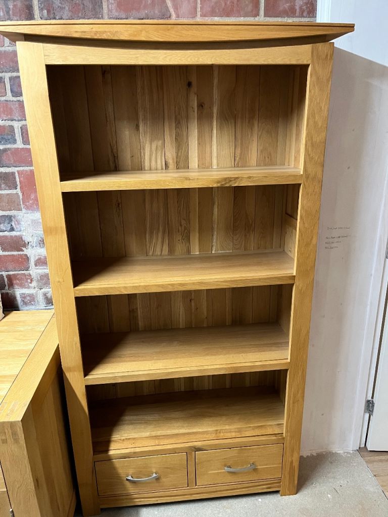 Tokyo Natural Solid Oak Tall Bookcase