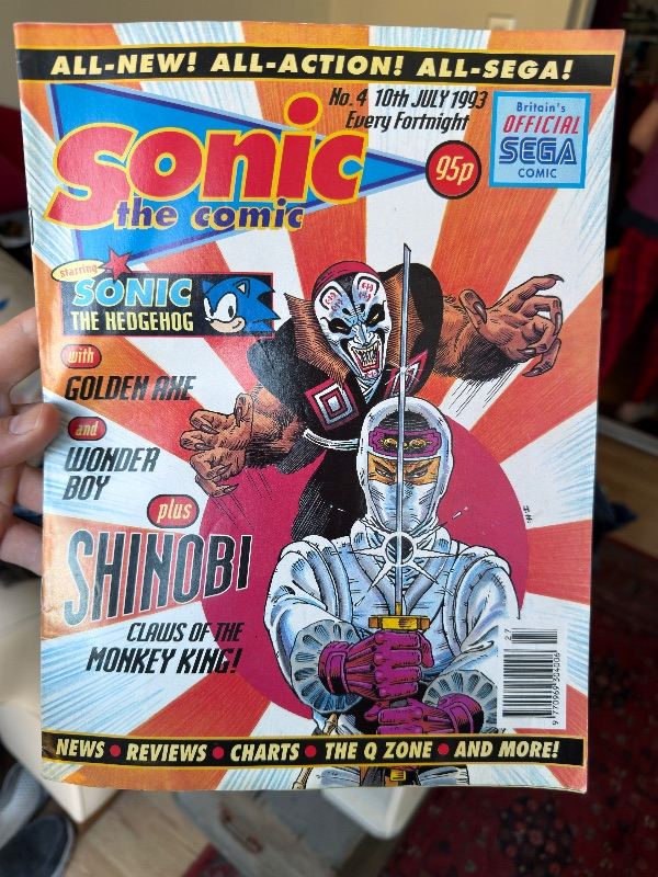 Sonic the Comic Issue 4 – 10th July 1993 – Vintage SEGA Fleetway Comic
