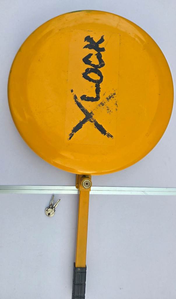 Streetwize X-Lock Wheel Clamp – Yellow, Good Condition