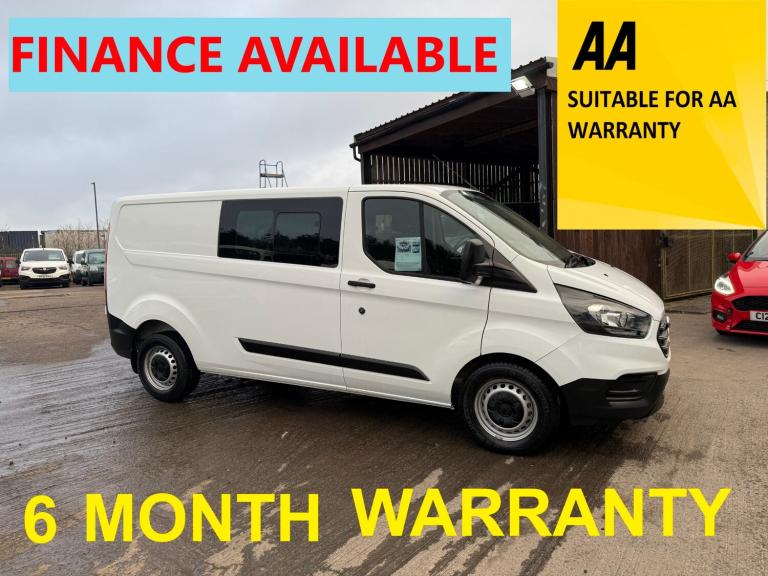 2019 Ford Transit Custom 2.0 TDCi 130ps Low Roof D/Cab Van PANEL VAN Diesel Manual