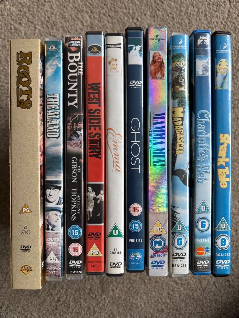 DVD Movie Bundle - Various Titles, Good Condition