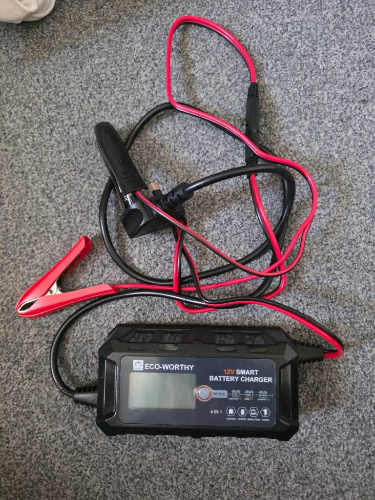 ECO-WORTHY 12V Smart Battery Charger – As Good As New