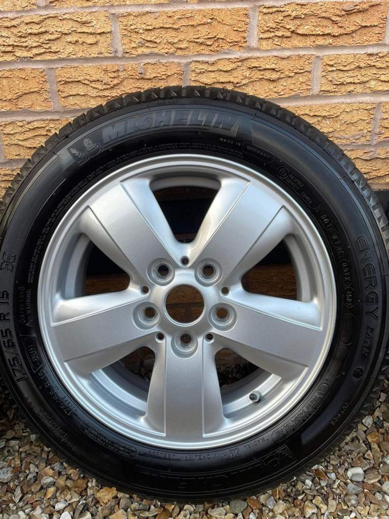 Genuine BMW MINI 15 inch alloy wheels with Michelin tyres