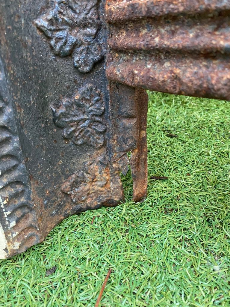 Cast iron Victorian fireplace 