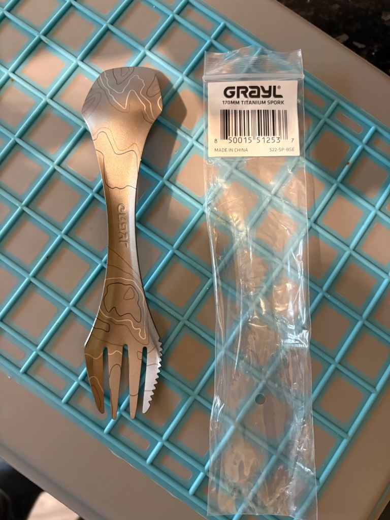 Grayl titanium spork 