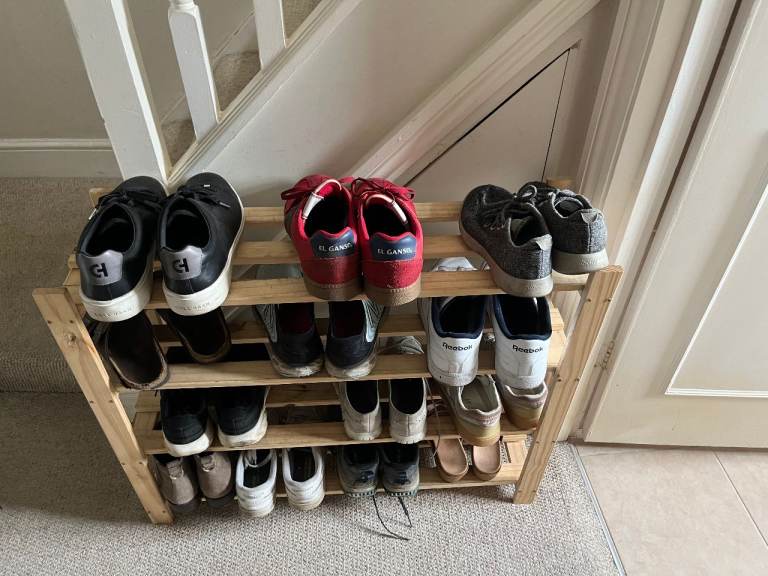 Wooden Shoe Rack - Good Condition