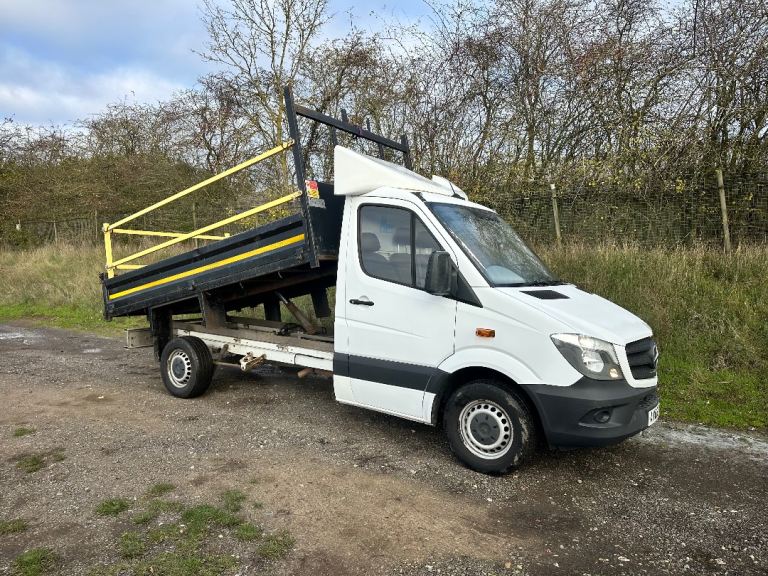 MERCEDES SPRINTER 314 CDI DIESEL 2018 68-REG TIPPER TRUCK ***EURO 6*** DRIVES EXCELLENT