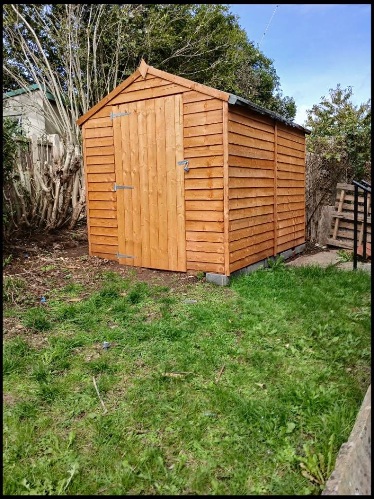 Mercia Overlap Windowless Shed 8x6ft