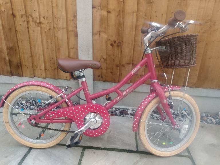 Child's Pendleton bicycle with basket girls 