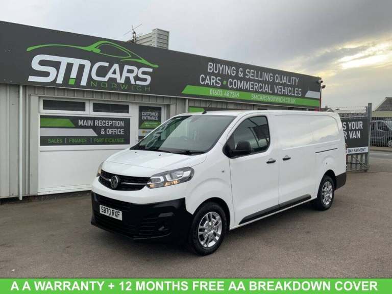 2020 Vauxhall Vivaro 1.5 Turbo D 2900 Dynamic Panel Van 6dr Diesel Manual L2 H1 Euro 6 (s/s) (10 ...