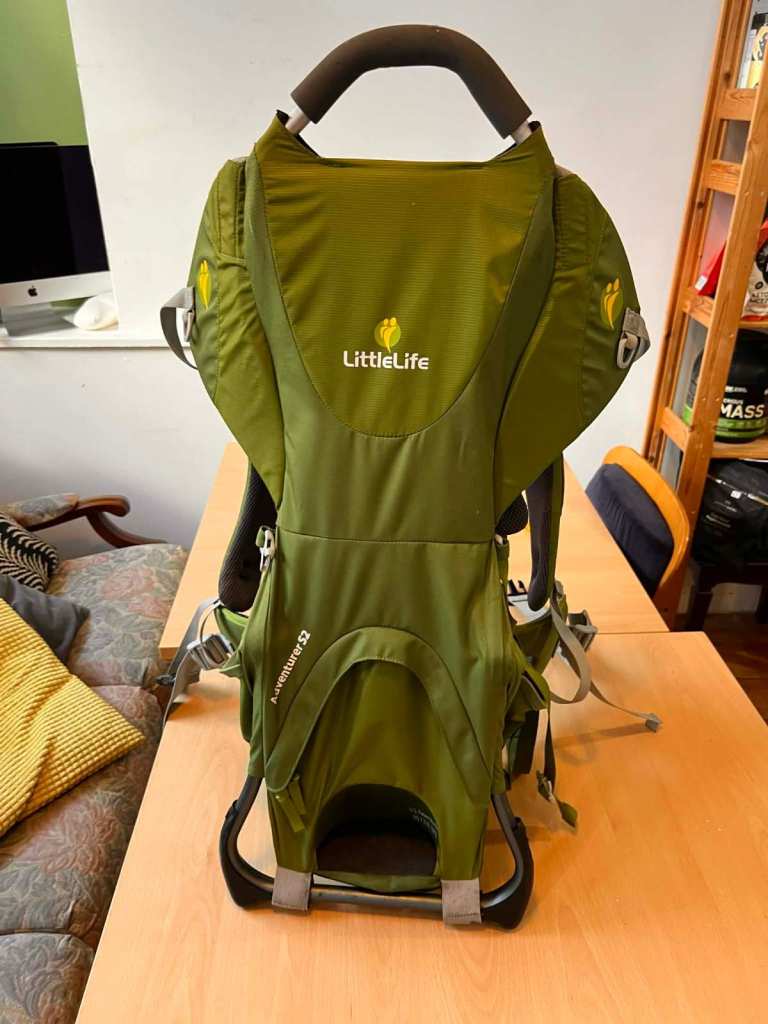LittleLife Ranger S2 Child Carrier Backpack – Green, Good Condition