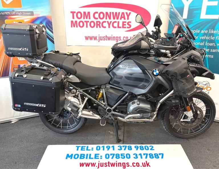BMW R1200GS ADVENTURE TRIPLE BLACK, 2017(17), 26,139 MILES, FSH, SUPERB, £8995
