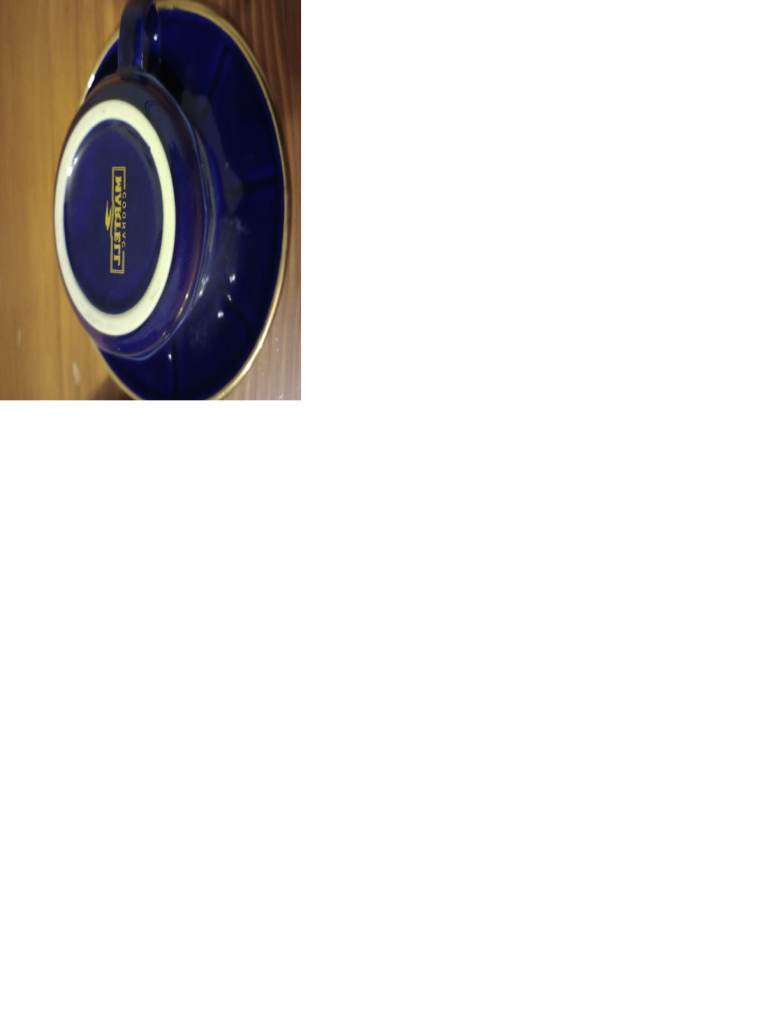 Retro coffee cups and saucers . 