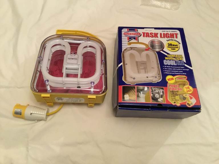 NEW Faithfull 110 volt Task light Energy Saving Work Light 38w