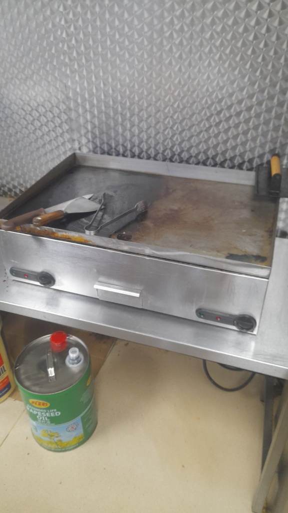 Grill chips frying and coffe machine 