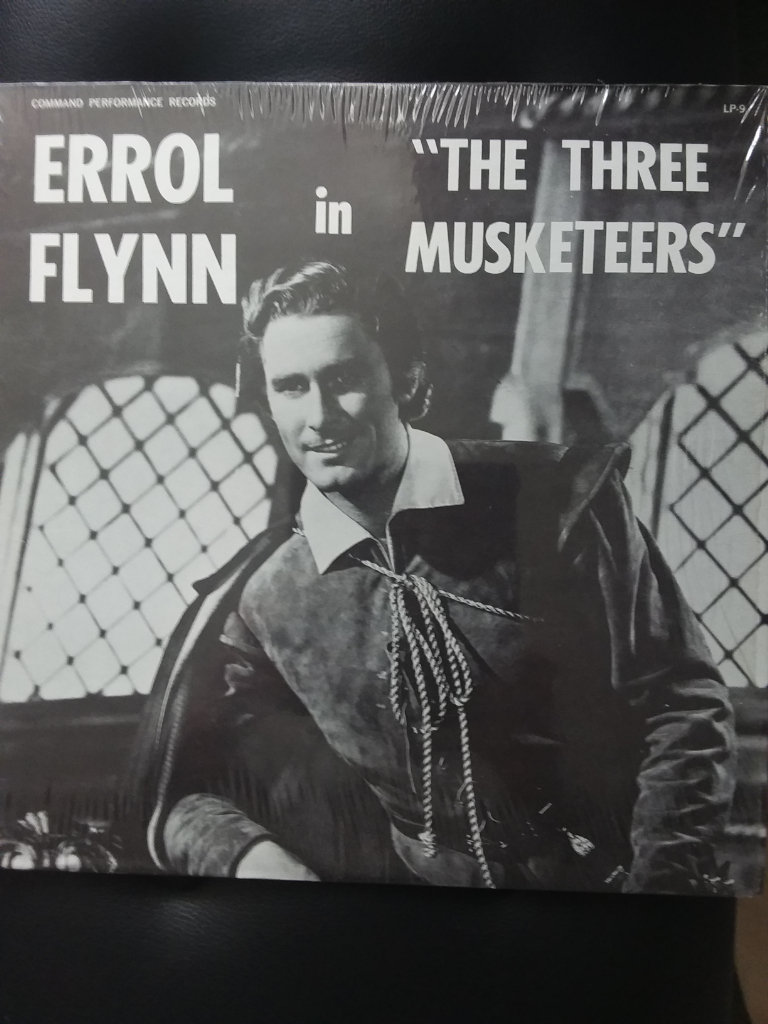 ERROL FLYNN - THE THREE MUSKETEERS COMMAND PERFORMANCE RECORDS £5