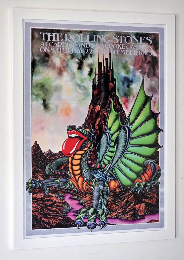 Rolling Stones 1973 cancelled concert print