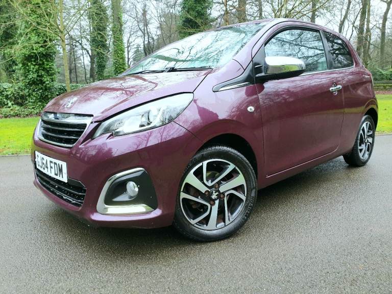 2014 PEUGEOT 108 1.2 ALLURE TOP*64REG*£20-TAX*PANO-ROOF*PARKING CAMERA*DAB*CRUISE*BL-TOOTH*USB-AUX
