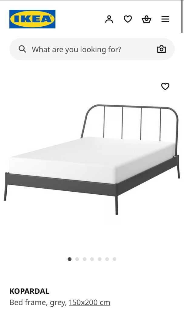 IKEA King bed frame 
