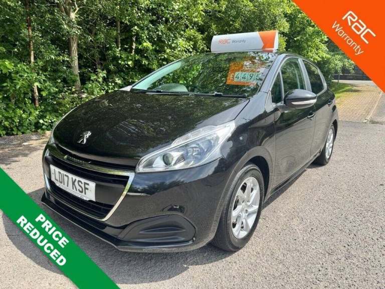 2017 Peugeot 208 1.2 PureTech Active Hatchback 5dr Petrol Manual Euro 6 (82 ps) Hatchback Petrol ...