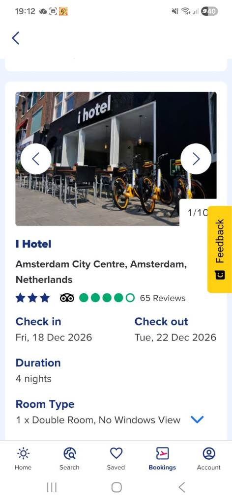 Amsterdam Holiday Package - Flights & Hotel, December 2026