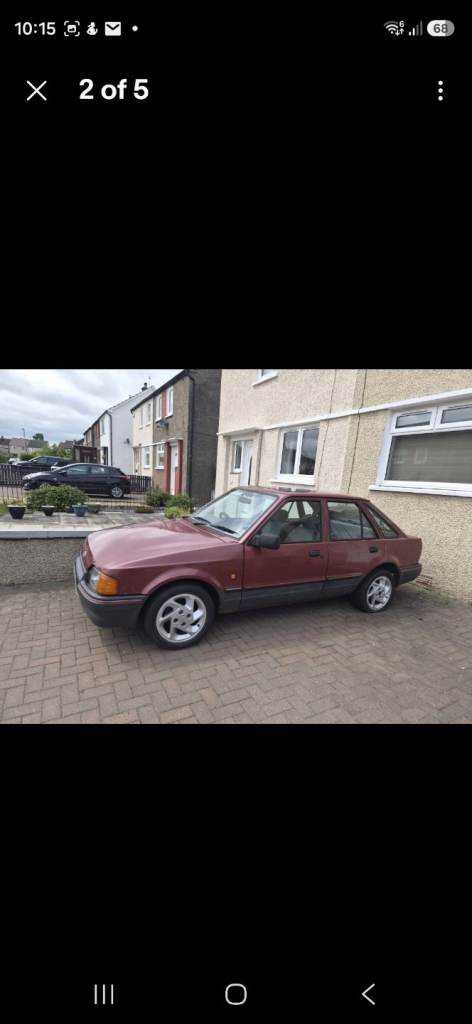 Ford, ESCORT, Hatchback, 1987, Manual, 1392 (cc), 5 doors